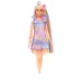 Păpușa Barbie în ținută cu pisică, set de joacă cu șuvițe la modă - Mattel