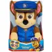 Patrula cățelușilor: Figurină de pluș pentru dormit Chase, cu haină reversibilă, 25 cm - Spin Master