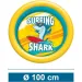 Piscină gonflabilă cu model de rechin, cu 2 inele, 100 cm - Mondo Toys