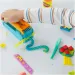 Play-Doh: Set de început Fun Factory cu 3 borcane de plastilină 170g