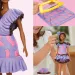 Play-Doh: Set de modelaj cu rochii cu volane Barbie Fashionista și păpușă - Hasbro