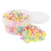 PlayBox: 1000 de mărgele MIDI de 5 mm, care se pot călca, în culori transparente deschise