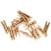PlayBox: Clești decorați din lemn natural, 45mm, pachet de 100 bucăți.