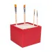 PlayBox: Cutie pentru pensule cu 64 de locuri, 13x13x10 cm.