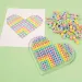 PlayBox: Mărgele MIDI de călcat de 5mm - Culori pastelate, pachet de 1000 bucăți