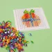 PlayBox: Mărgele MIDI de călcat de 5mm - Piese în dungi, pachet de 1000 bucăți