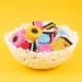 PlayBox: Mărgele MIDI de călcat de 5mm, mix de 10 culori, 20.000 bucți
