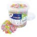 PlayBox: Mărgele MIDI de călcat de 5mm, mix transparent, borcan de 5000 bucăți