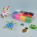 PlayBox: Mărgele termoadezive XL MAXI de 9 mm în 12 culori, în cutie de depozitare, 12000 bucăți