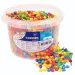 PlayBox: Mozaic colorat cu butoni, set de 2700 bucăți, în găleată, 1cm