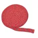PlayBox: Rulou de material textil roșu-gri, compresibil, 10m x 3cm.