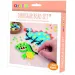 PlayBox: Set creativ de mărgele termoadezive MIDI cu dinozauri, 5 mm