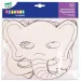 PlayBox: Set de 16 măști de hârtie cu animale