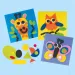 PlayBox: Set de 500 de forme geometrice din fetru autoadeziv