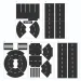PlayBox: Set de autocolante cu 12 autocolante aniversare