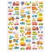 PlayBox: Set de autocolante cu vehicule, 72 de bucăți