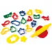 PlayBox: Set de forme pentru decupat cu sucitor, 17 piese