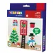 PlayBox: Set de mărgele MIDI de 5mm care se pot călca, 2000 de bucăți - Atmosferă de Crăciun