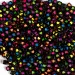 PlayBox: Set de mărgele negre din plastic în formă de inimă, 300 de bucăți