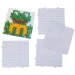 Playbox: Set bază pentru mărgele de călcat XL – 5 bucăți, formă pătrată, interconectabile