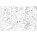 Prințese Disney – Magie manga 2 în 1, puzzle de 250 piese și carte de colorat, 50x35cm - Lisciani