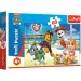 Puzzle 60 de piese cu echipa de câini Patrula cățelușilor - Trefl