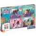Puzzle Ariel, mica sirenă 4 în 1 cu 12, 16, 20 și 24 de piese - Clementoni