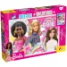 Puzzle cu sclipici Barbie cei mai buni prieteni, 108 piese, 50x35cm - Lisciani