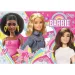 Puzzle cu sclipici Barbie cei mai buni prieteni, 108 piese, 50x35cm - Lisciani