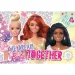 Puzzle cu sclipici Barbie prietene, 60 piese, 50x35 cm - Lisciani