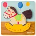 Puzzle din lemn cu 5 piese - Woodyland