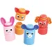 Quercetti: Momy Soft animale fericite set de 12 blocuri de construcție moi
