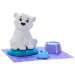 Regatul de Gheață: Set de figurine de joacă Elsa și ursulețul polar mic - Mattel