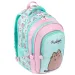 Rucsac școlar Pusheen Mint cu pisică, 40cm