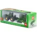 SIKU John Deere Amazone Centaur tractor și grapă 1/87