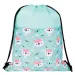 Sac de sport St.Right Lovely Fox cu vulpe, 43x32cm