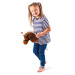 Scarlet, cal de joacă (hobby horse) maro deschis - Woodyland