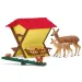 Schleich: Farm World - Set de joacă cu hrănitoare pentru animale sălbatice (42658)