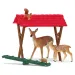 Schleich: Farm World - Set de joacă cu hrănitoare pentru animale sălbatice (42658)