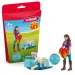 Schleich: Set de joacă Petrecerea de ziua de naștere cu Liza și cățelușul ei (42744)