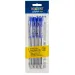 Set de 4 pixuri cu bilă Sfera, culoare albastră - Carioca