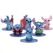 Set de 6 figurine Nano metalice Disney Stitch - Jada Toys
