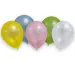 Set de 8 baloane în culori pastel metalice