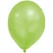 Set de 8 baloane verzi pastel metalic