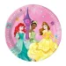 Set de farfurii de hârtie Disney+Prințese 8 bucăți, 20 cm