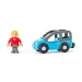 Set de joacă garaj din lemn cu două etaje și vehicule - Woodyland