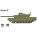 Set de machete Italeri 1/72 M1 Abrams tank