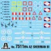 Set de machete Italeri 1/72 M4A2 Sherman III, 2 bucăți