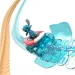 Set de pistă Disney Stitch Flextreme - Simba Toys