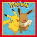 Set de șervețele de hârtie Pokémon - 2 straturi, 33 x 33 cm, 20 buc.
